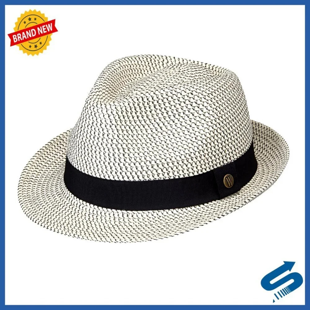 Adjustable Trilby Fedora Sun Hat, Travel-Friendly, Easy Care, Unisex